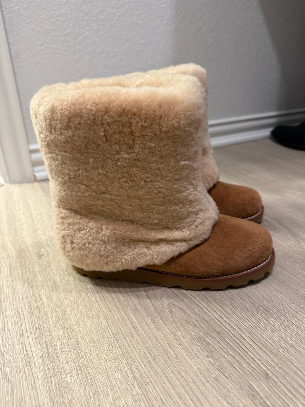 UGG Women's Chestnut Shearling Suede Winter Boots